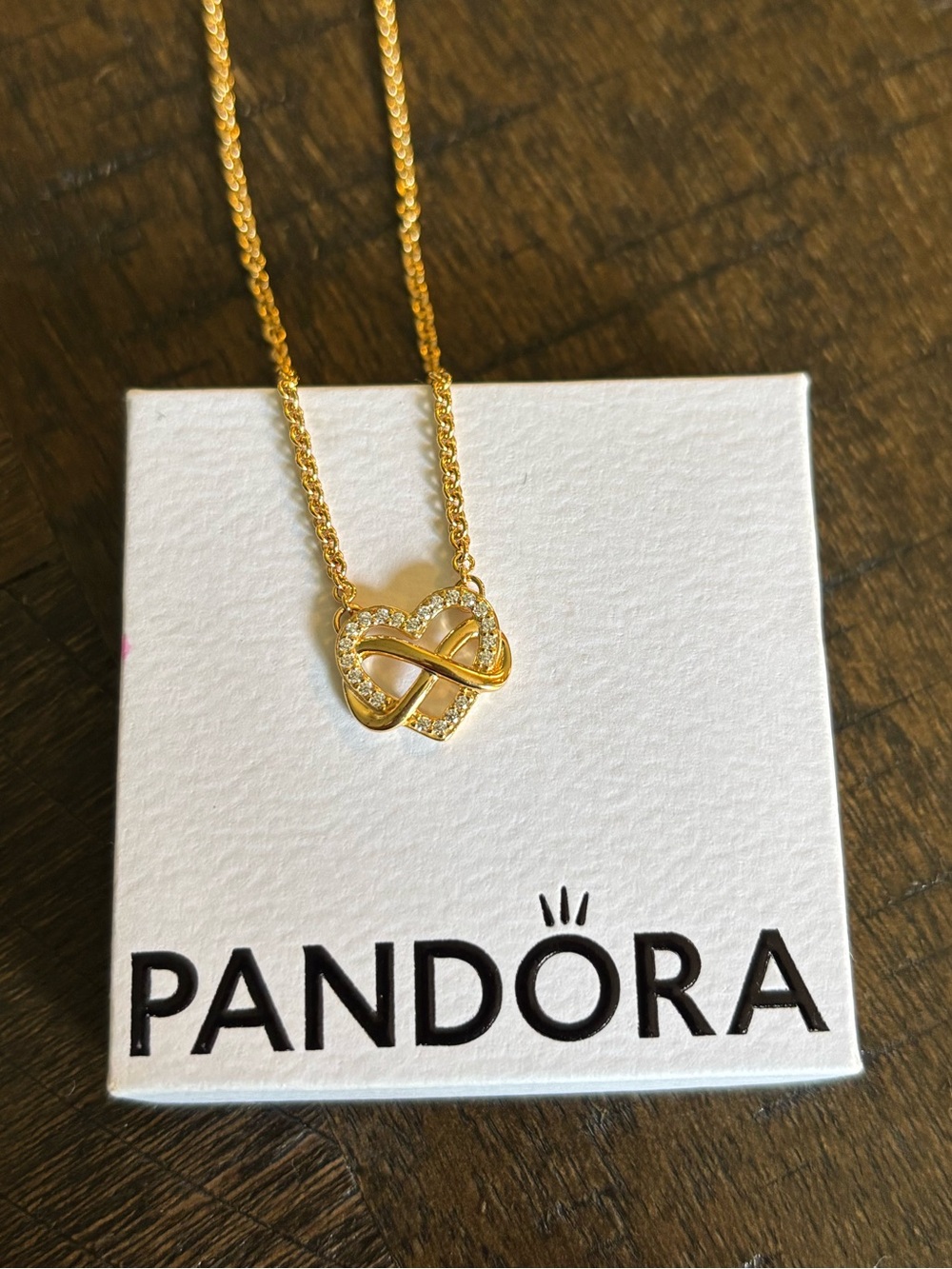 Pandora Sparkling Infinity Heart Collier Necklace